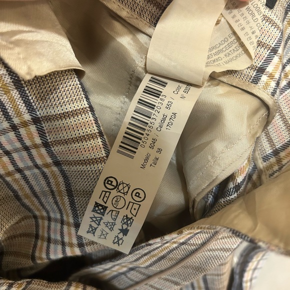 Massimo Dutti high waisted shorts size 6 (s-m) cotton linen blend - Picture 8 of 8